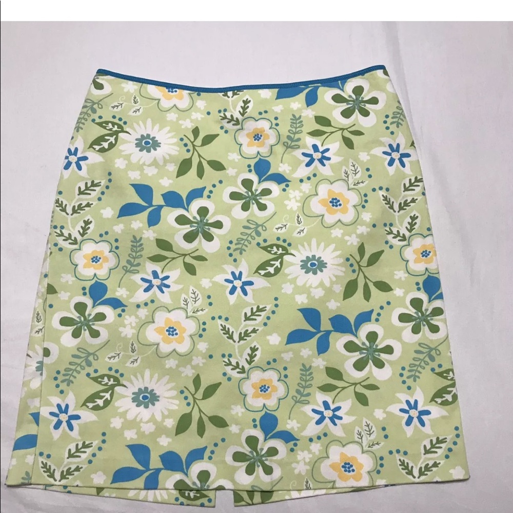 Ann Taylor Lift Petite Floral Print Skirt Size 8P